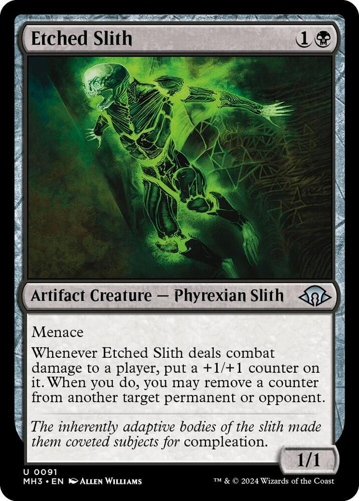 Etched Slith 91 card from Modern Horizons 3
