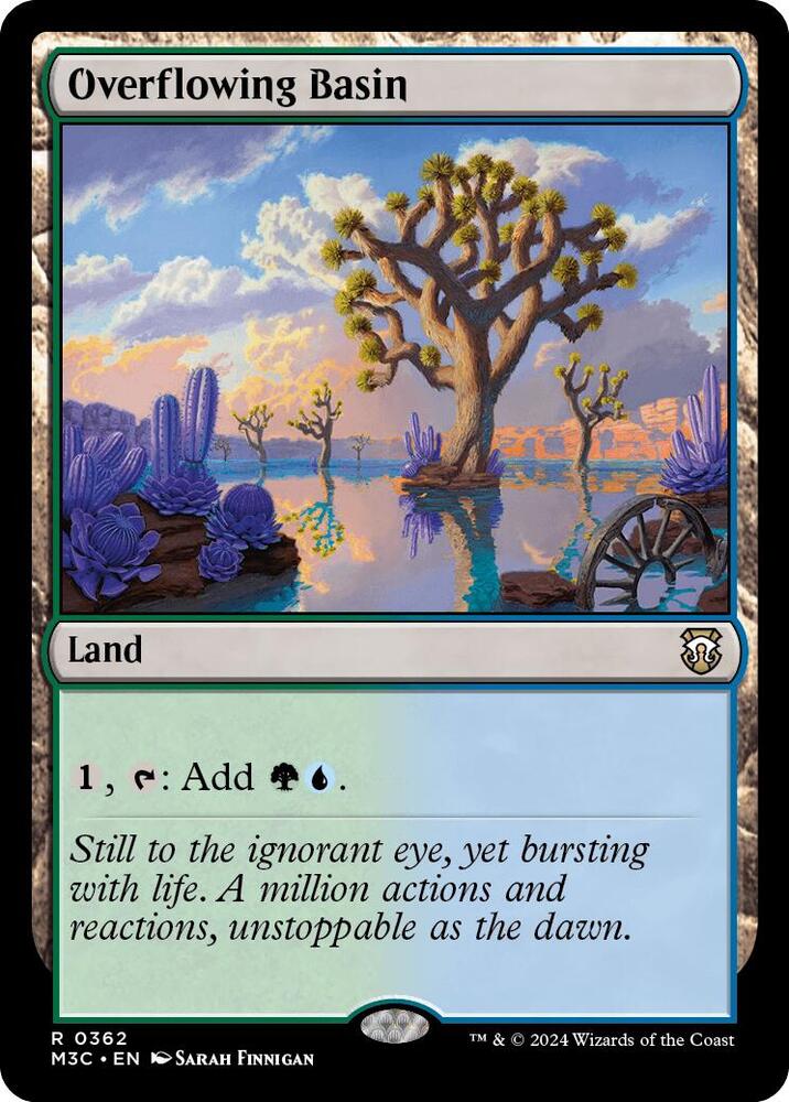 Overflowing Basin 362 card from Commander: Modern Horizons 3