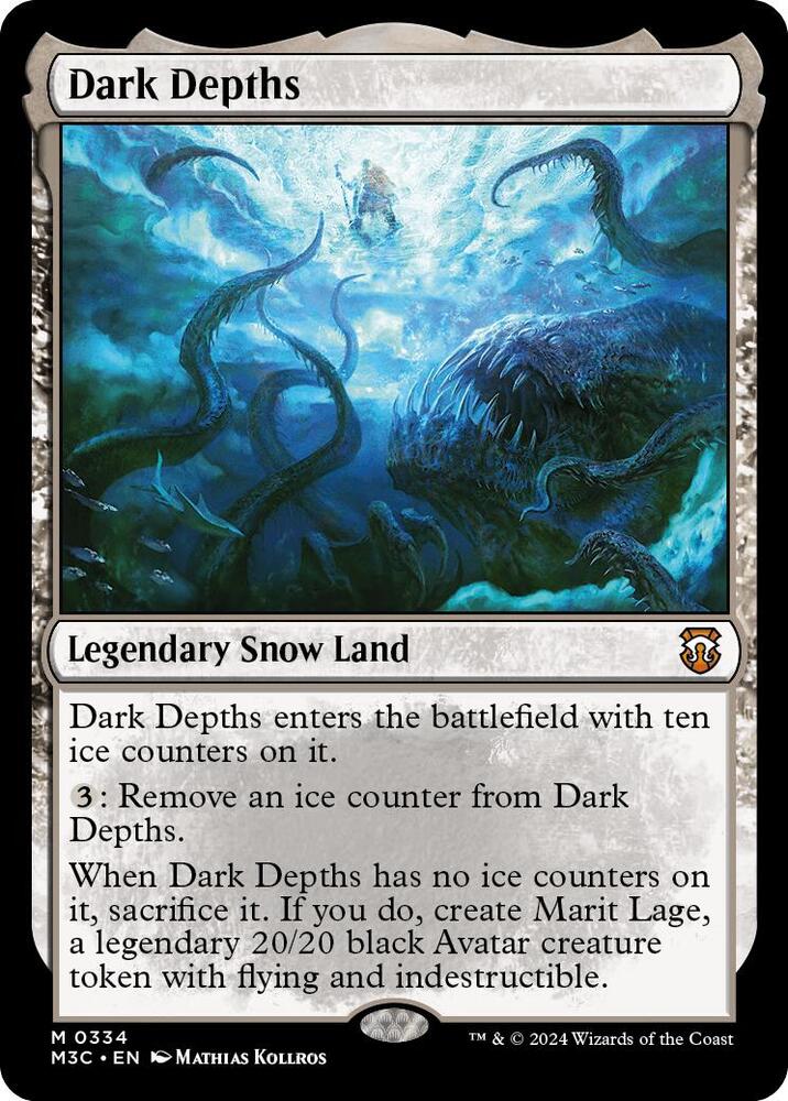 Dark Depths 334 card from Commander: Modern Horizons 3