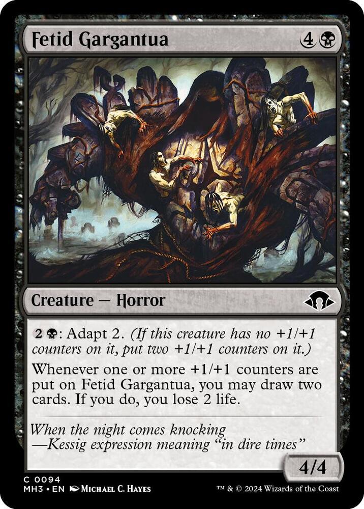 Fetid Gargantua 94 card from Modern Horizons 3