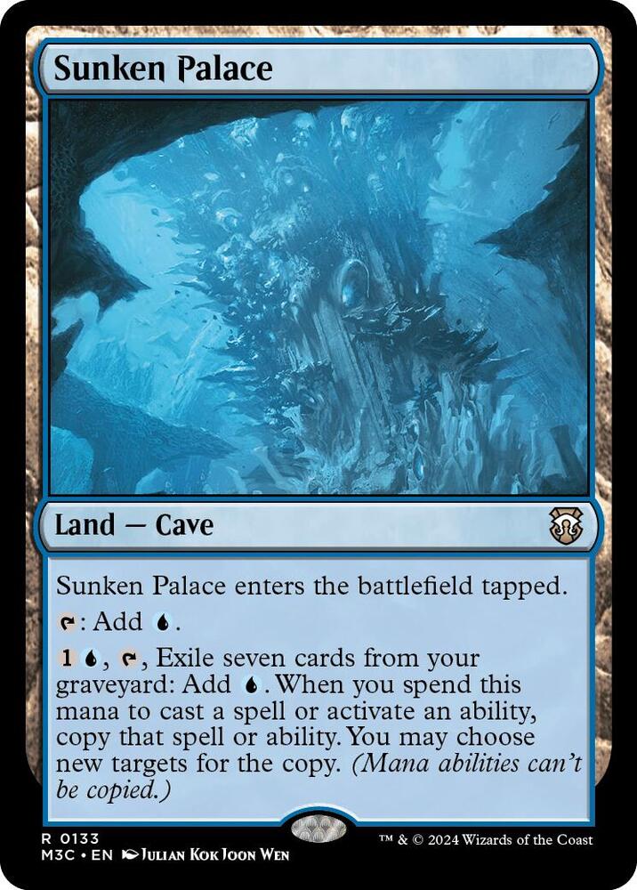 Sunken Palace 133 card from Commander: Modern Horizons 3