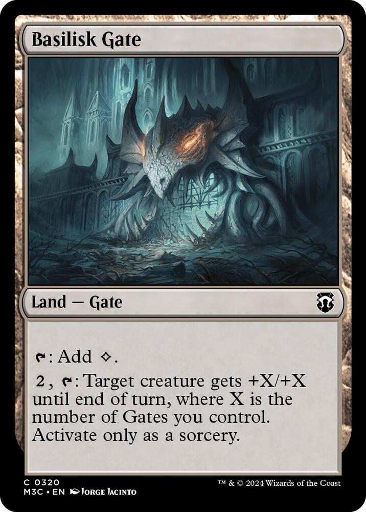 Basilisk Gate 320 card from Commander: Modern Horizons 3
