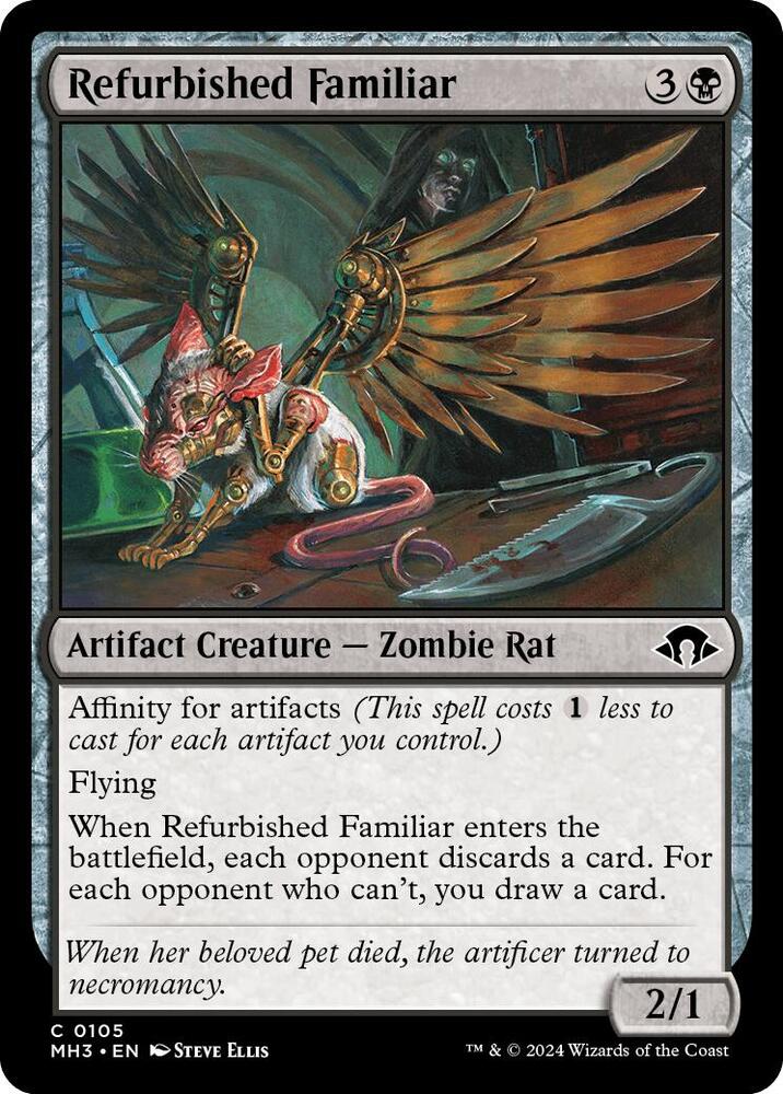 Refurbished Familiar 105 card from Modern Horizons 3