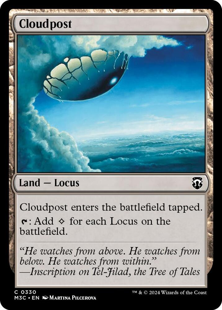 Cloudpost 330 card from Commander: Modern Horizons 3