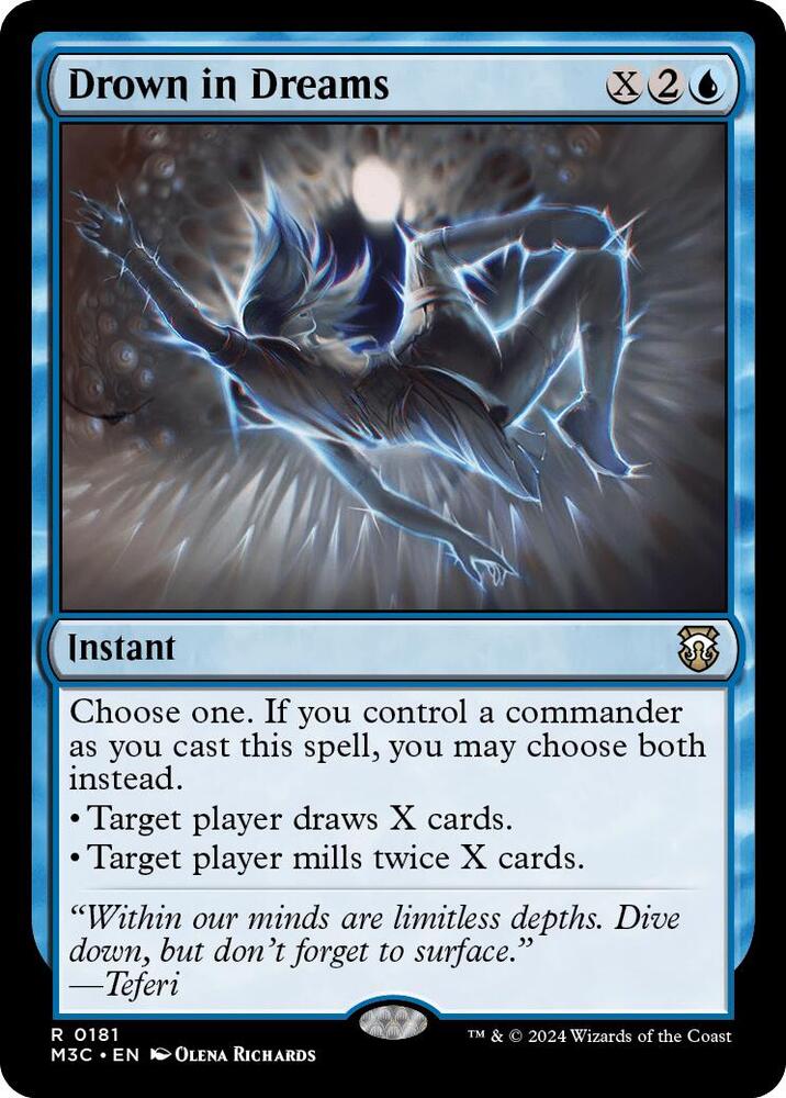 Drown in Dreams 181 card from Commander: Modern Horizons 3