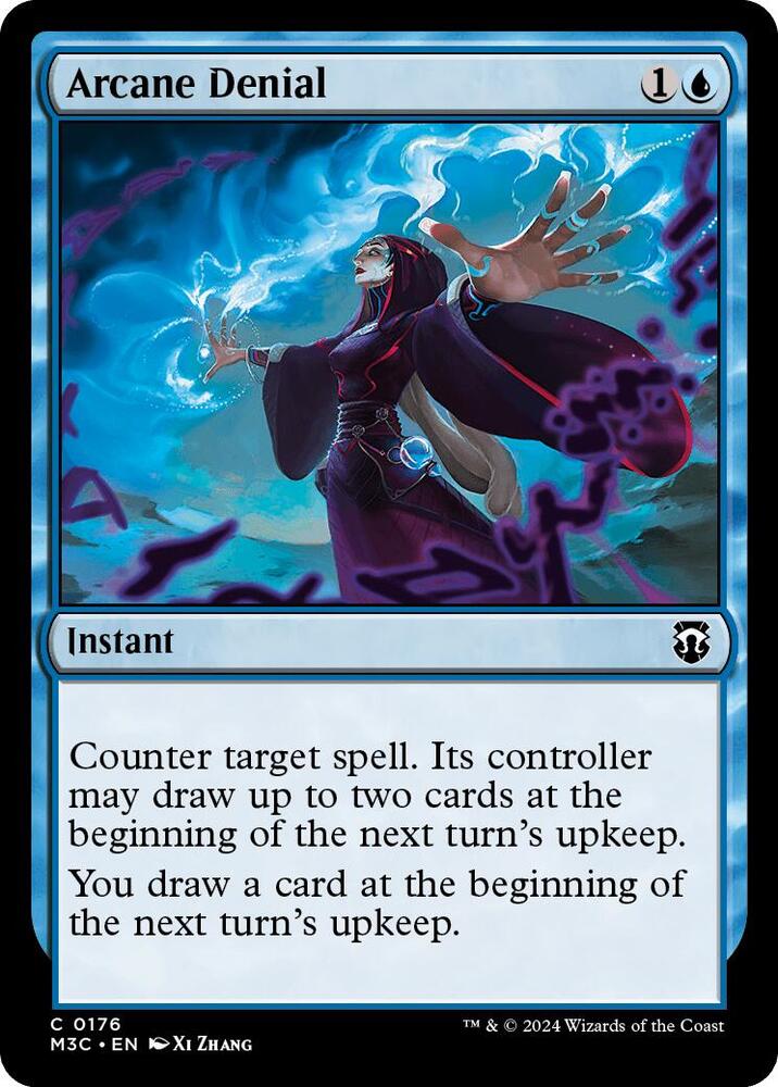 Arcane Denial 176 card from Commander: Modern Horizons 3