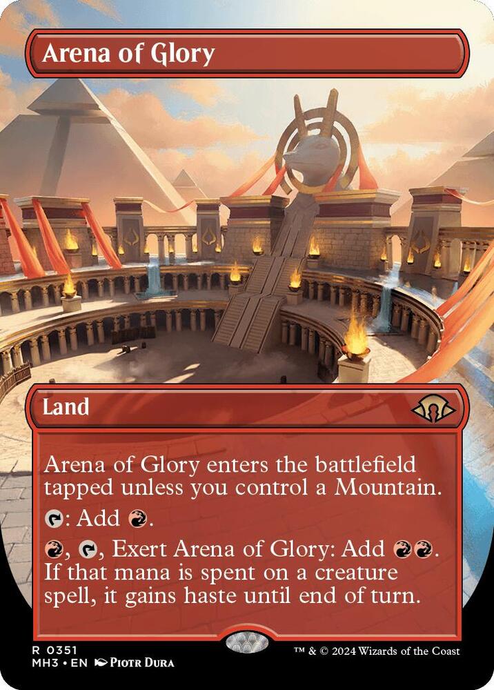 Arena of Glory (Borderless) 351 card from Modern Horizons 3