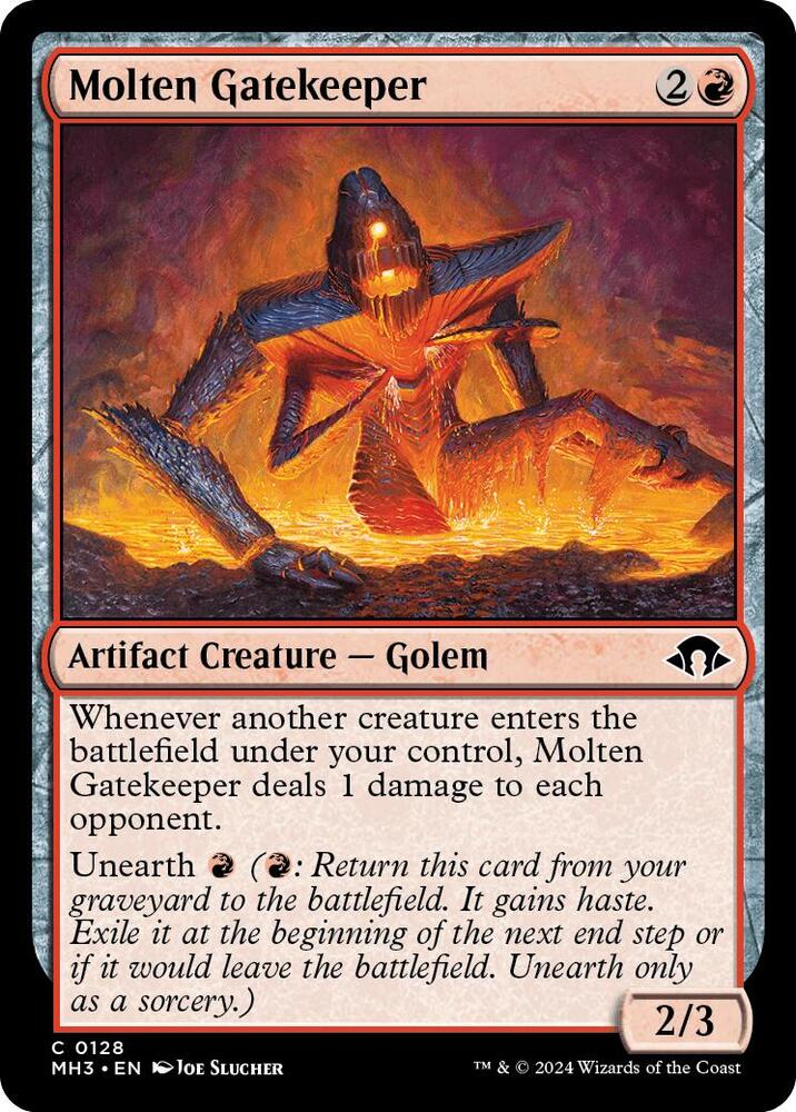 Molten Gatekeeper 128 card from Modern Horizons 3