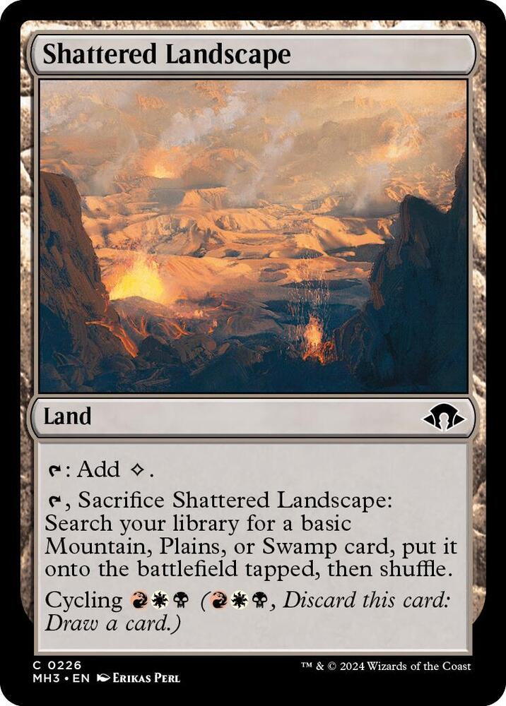 Shattered Landscape 226 card from Modern Horizons 3