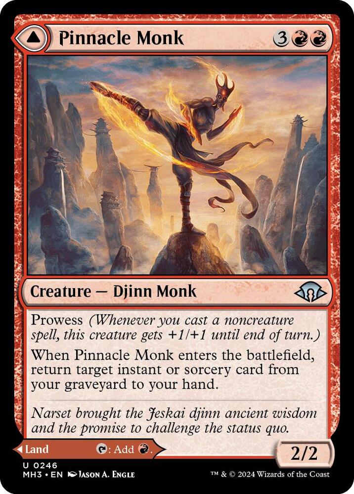 Pinnacle Monk 246 card from Modern Horizons 3
