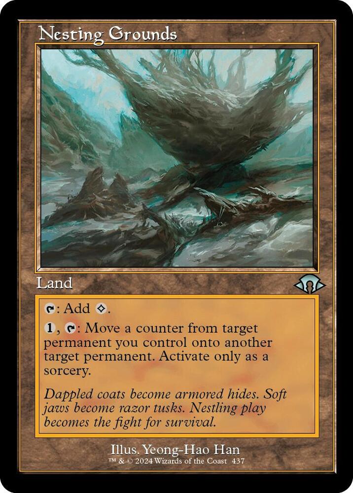 Nesting Grounds (Retro Frame) 437 card from Modern Horizons 3
