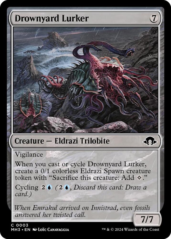 Drownyard Lurker 3 card from Modern Horizons 3