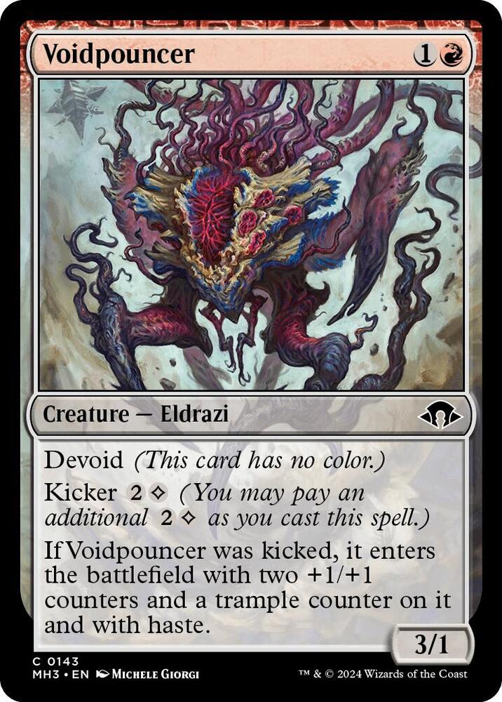 Voidpouncer 143 card from Modern Horizons 3