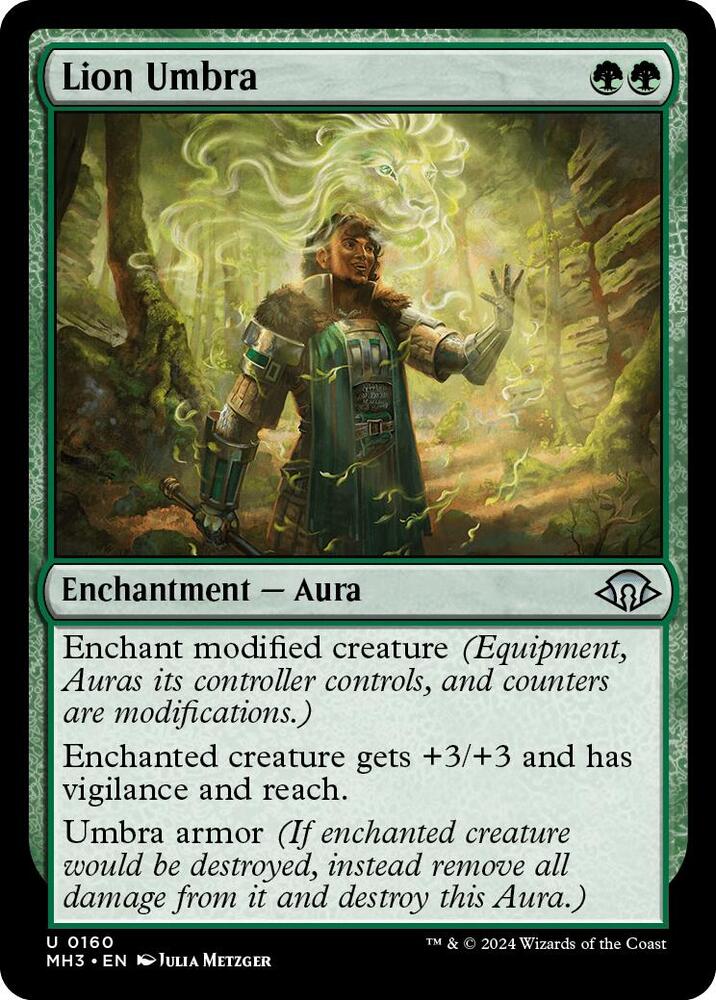 Lion Umbra 160 card from Modern Horizons 3