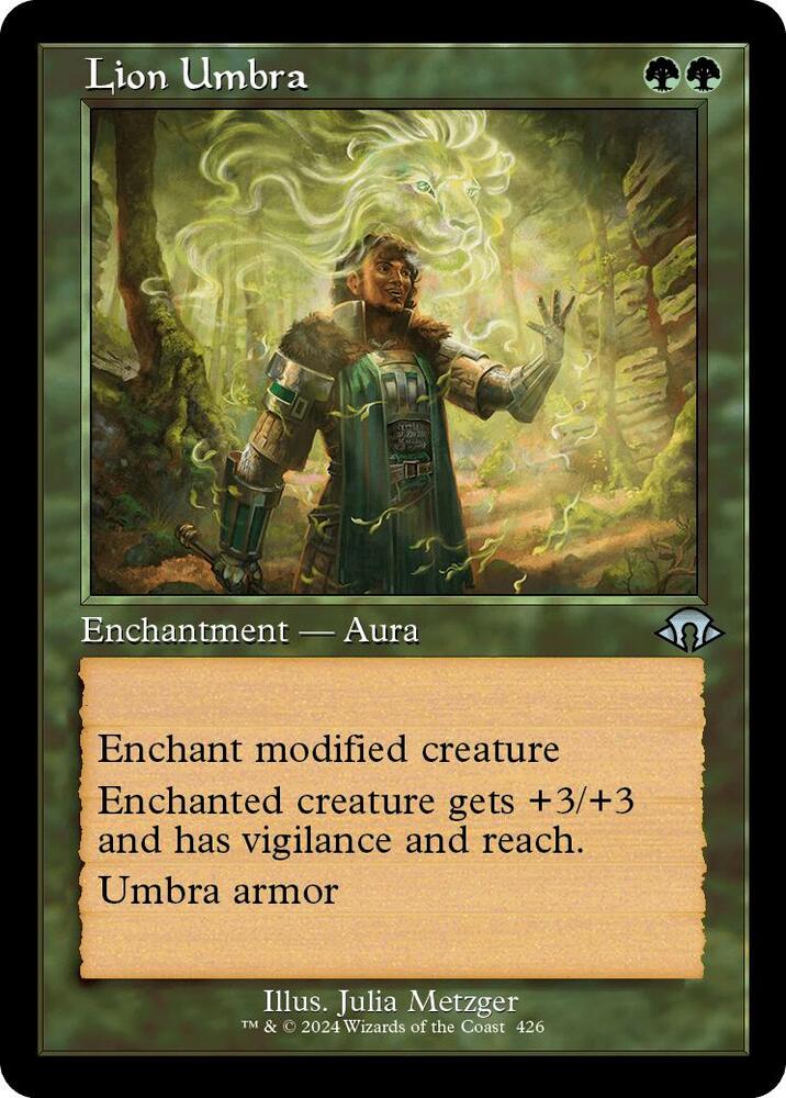 Lion Umbra (Retro Frame) 426 card from Modern Horizons 3