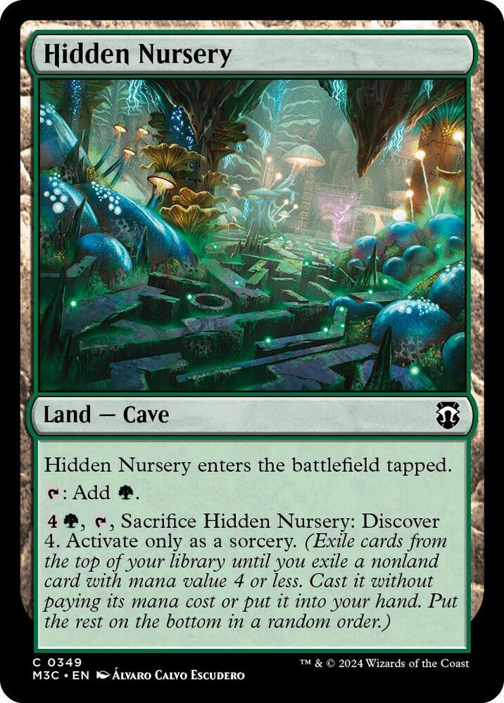 Hidden Nursery (Ripple Foil) 349 card from Commander: Modern Horizons 3