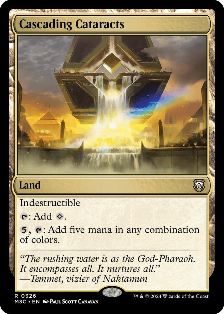 Cascading Cataracts (Ripple Foil) 326 card from Commander: Modern Horizons 3