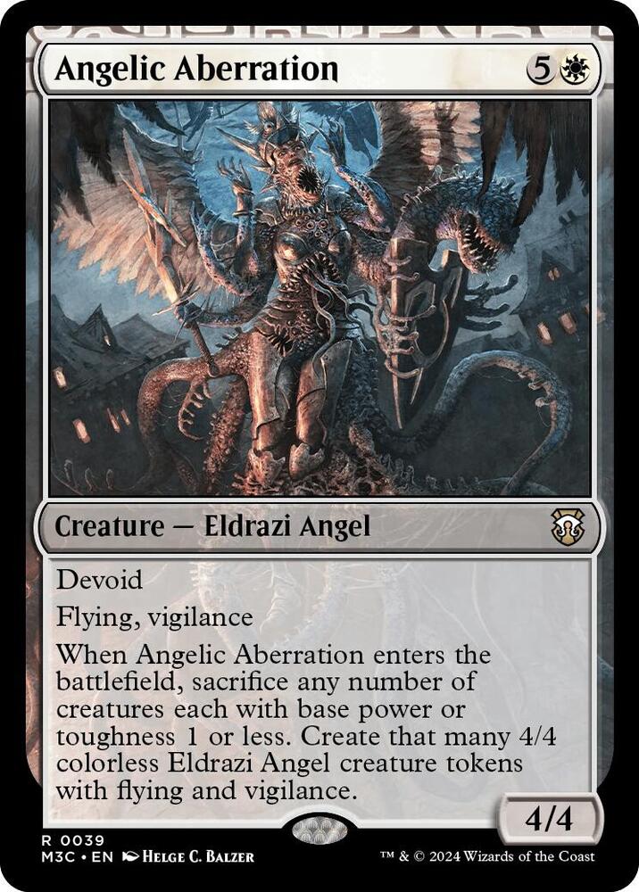 Angelic Aberration (Ripple Foil) 39 card from Commander: Modern Horizons 3
