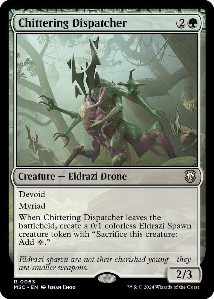 Chittering Dispatcher 63 card from Commander: Modern Horizons 3