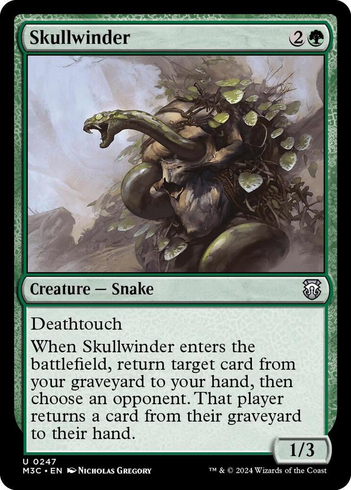 Skullwinder (Ripple Foil) 247 card from Commander: Modern Horizons 3