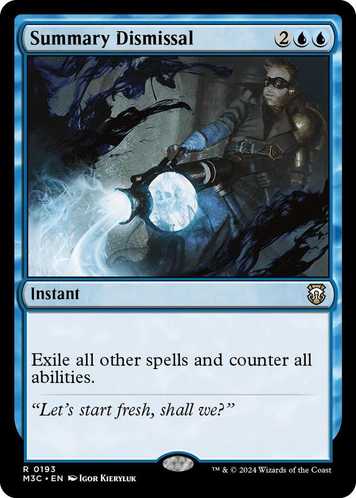 Summary Dismissal (Ripple Foil) 193 card from Commander: Modern Horizons 3