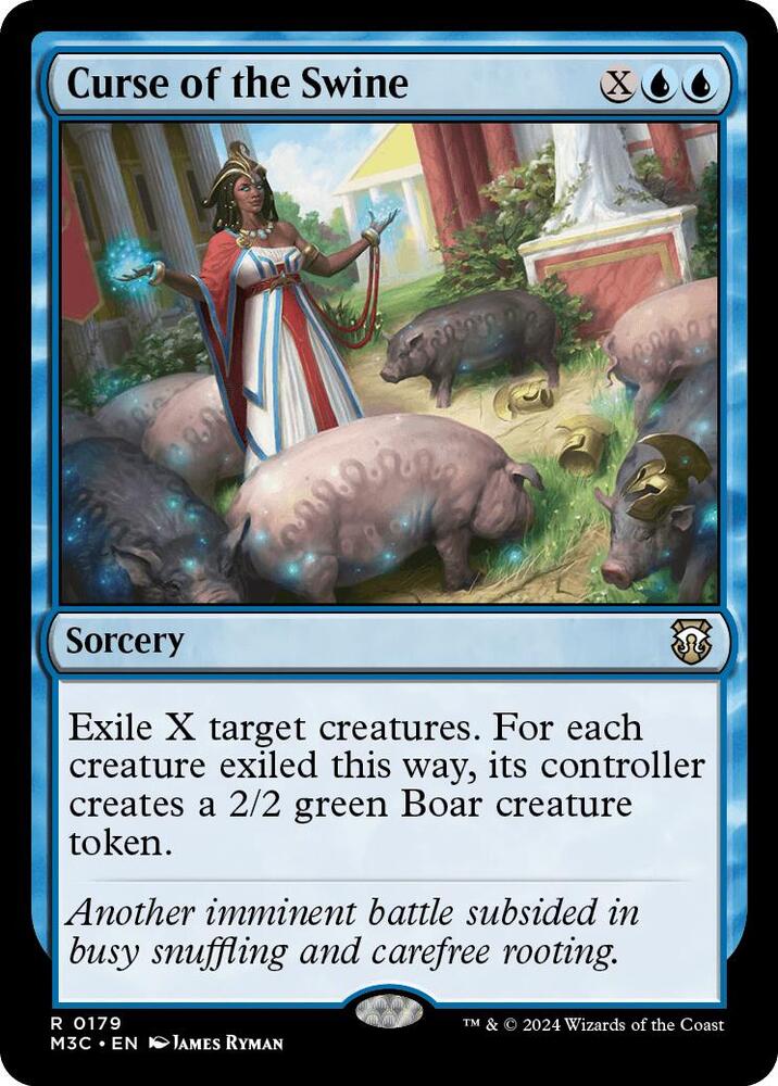 Curse of the Swine (Ripple Foil) 179 card from Commander: Modern Horizons 3