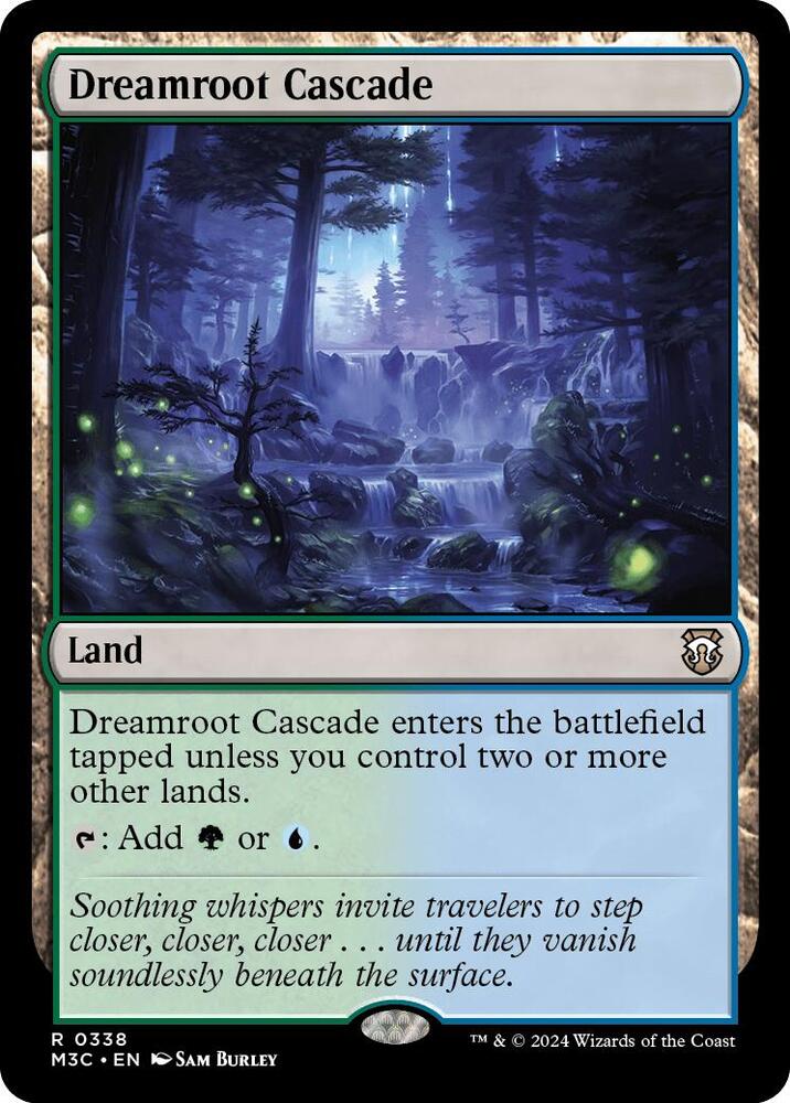 Dreamroot Cascade (Ripple Foil) 338 card from Commander: Modern Horizons 3