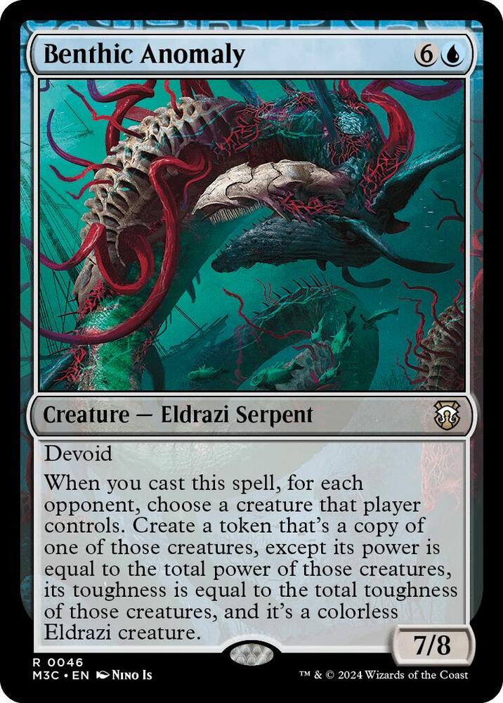 Benthic Anomaly (Ripple Foil) 46 card from Commander: Modern Horizons 3