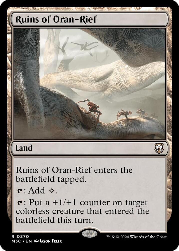Ruins of Oran-Rief (Ripple Foil) 370 card from Commander: Modern Horizons 3