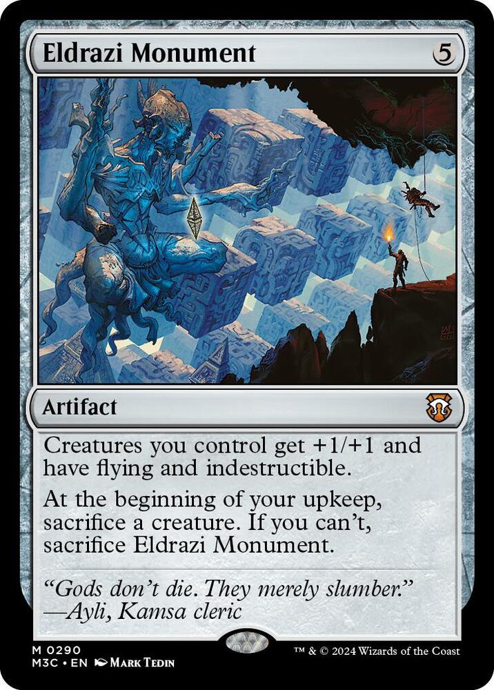 Eldrazi Monument (Ripple Foil) 290 card from Commander: Modern Horizons 3