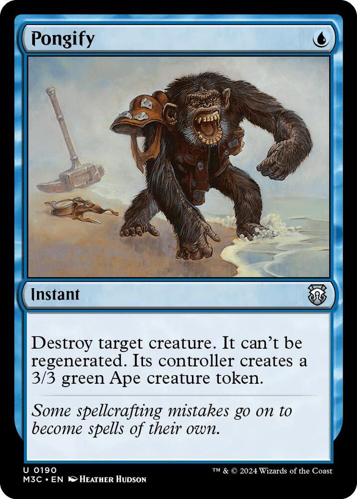 Pongify (Ripple Foil) 190 card from Commander: Modern Horizons 3