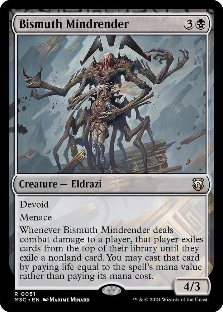 Bismuth Mindrender (Ripple Foil) 51 card from Commander: Modern Horizons 3