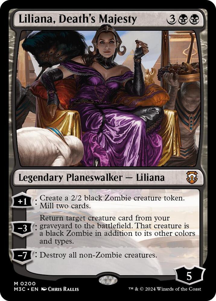 Liliana, Death's Majesty 200 card from Commander: Modern Horizons 3