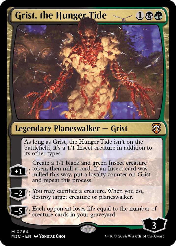 Grist, the Hunger Tide 264 card from Commander: Modern Horizons 3