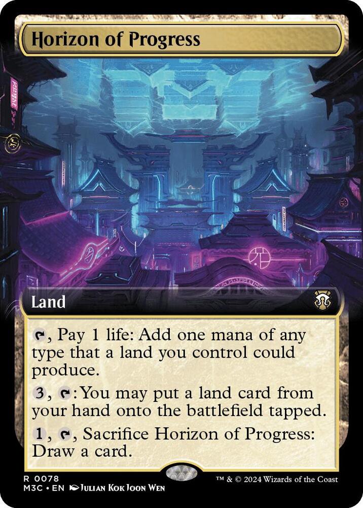 Horizon of Progress (Extended Art) 78 card from Commander: Modern Horizons 3