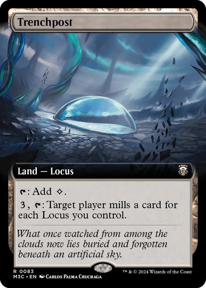 Trenchpost (Extended Art) 83 card from Commander: Modern Horizons 3