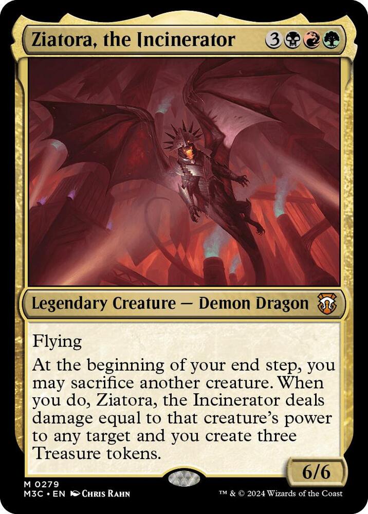 Ziatora, the Incinerator 279 card from Commander: Modern Horizons 3