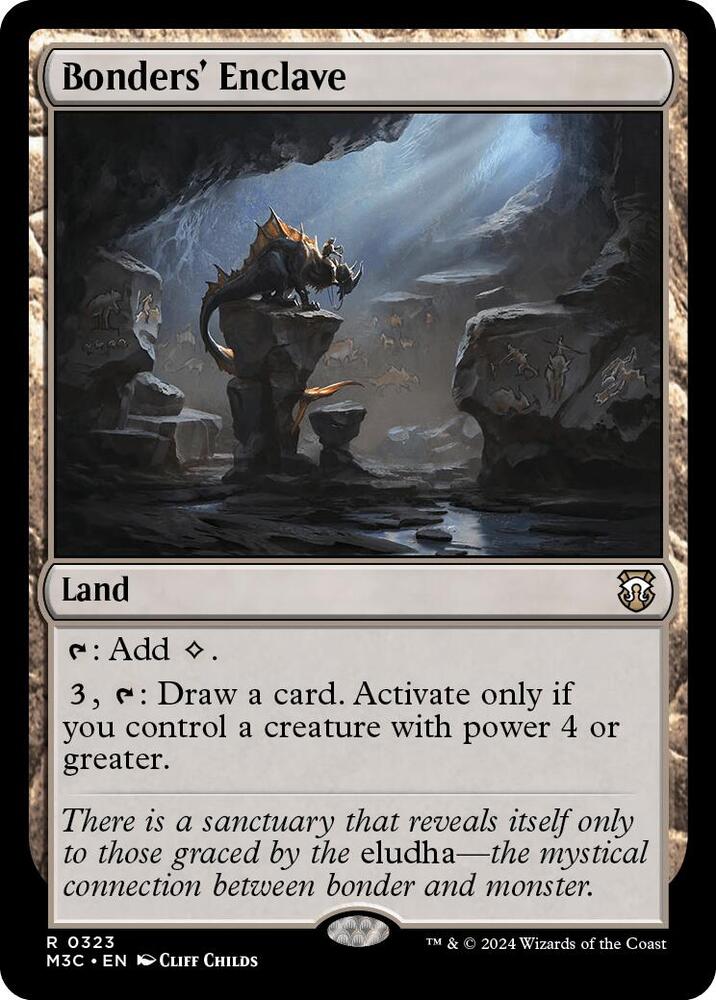 Bonders' Enclave (Ripple Foil) 323 card from Commander: Modern Horizons 3