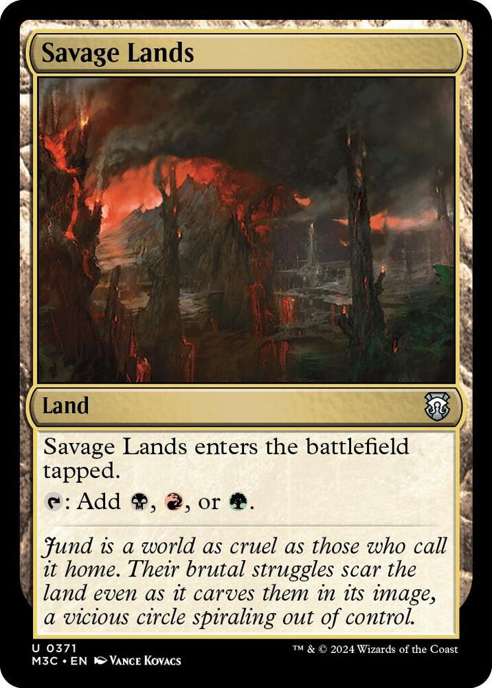 Savage Lands 371 card from Commander: Modern Horizons 3