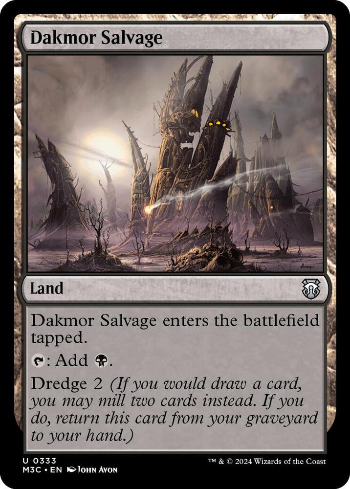 Dakmor Salvage 333 card from Commander: Modern Horizons 3