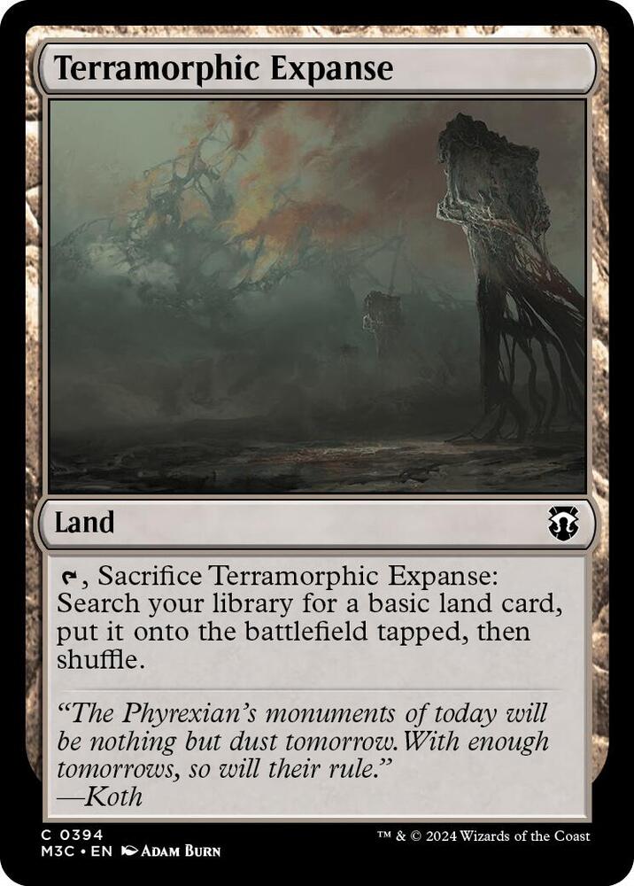 Terramorphic Expanse 394 card from Commander: Modern Horizons 3