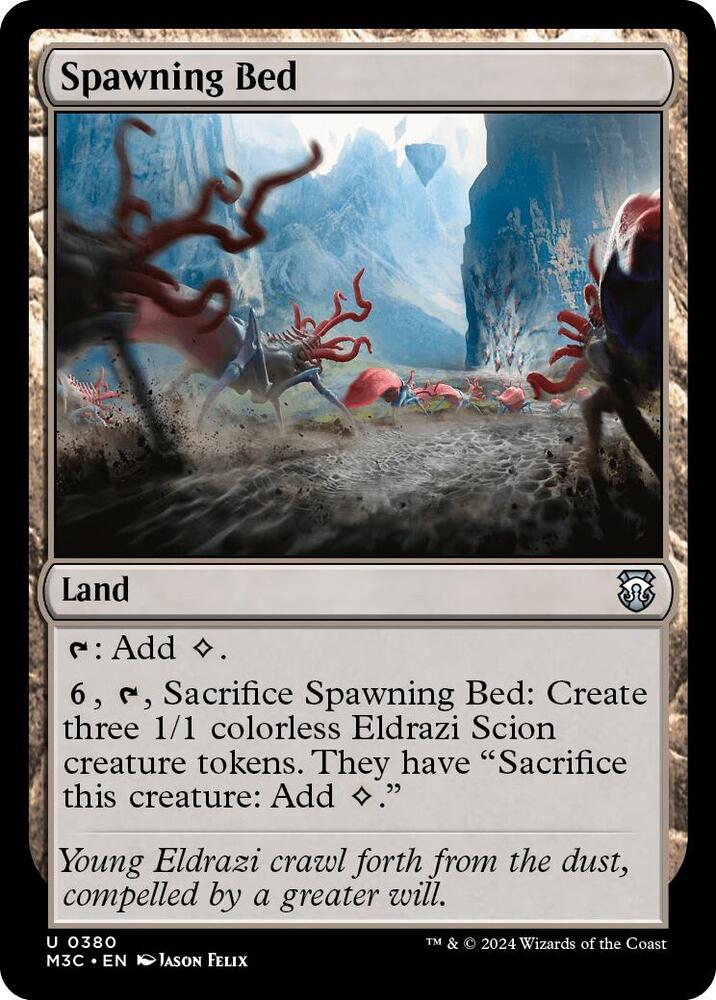 Spawning Bed (Ripple Foil) 380 card from Commander: Modern Horizons 3