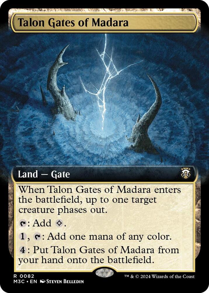 Talon Gates of Madara (Extended Art) (Ripple Foil) 82 card from Commander: Modern Horizons 3