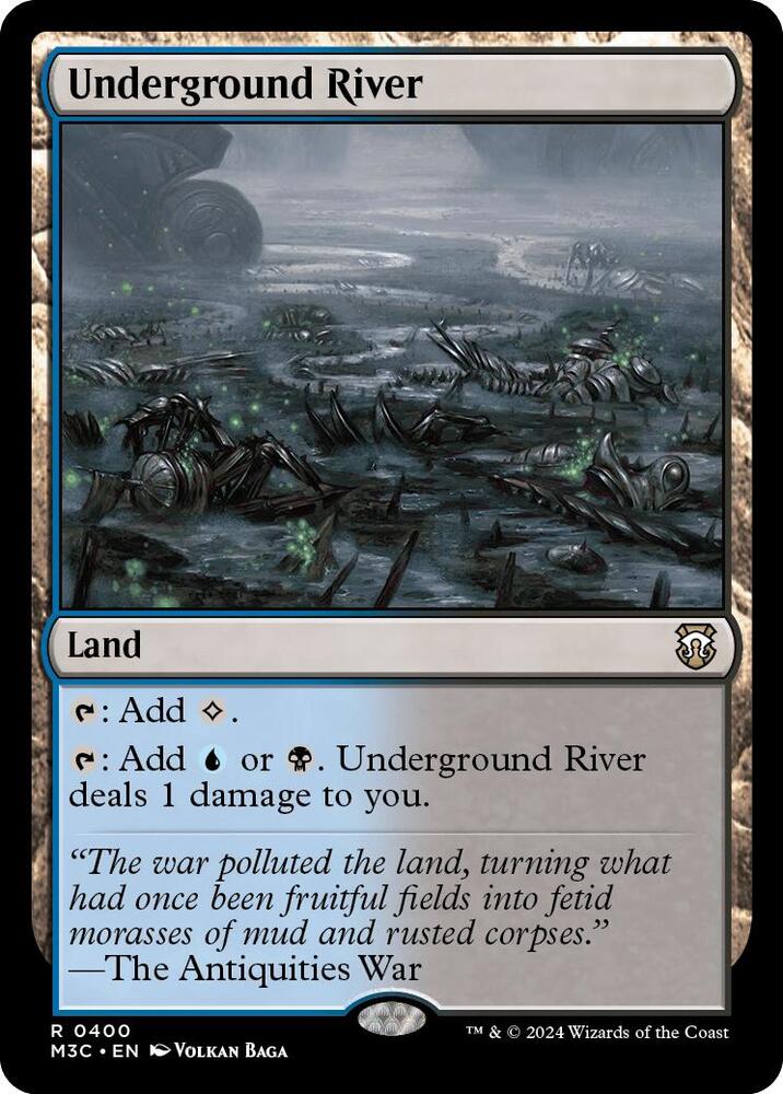 Underground River (Ripple Foil) 400 card from Commander: Modern Horizons 3