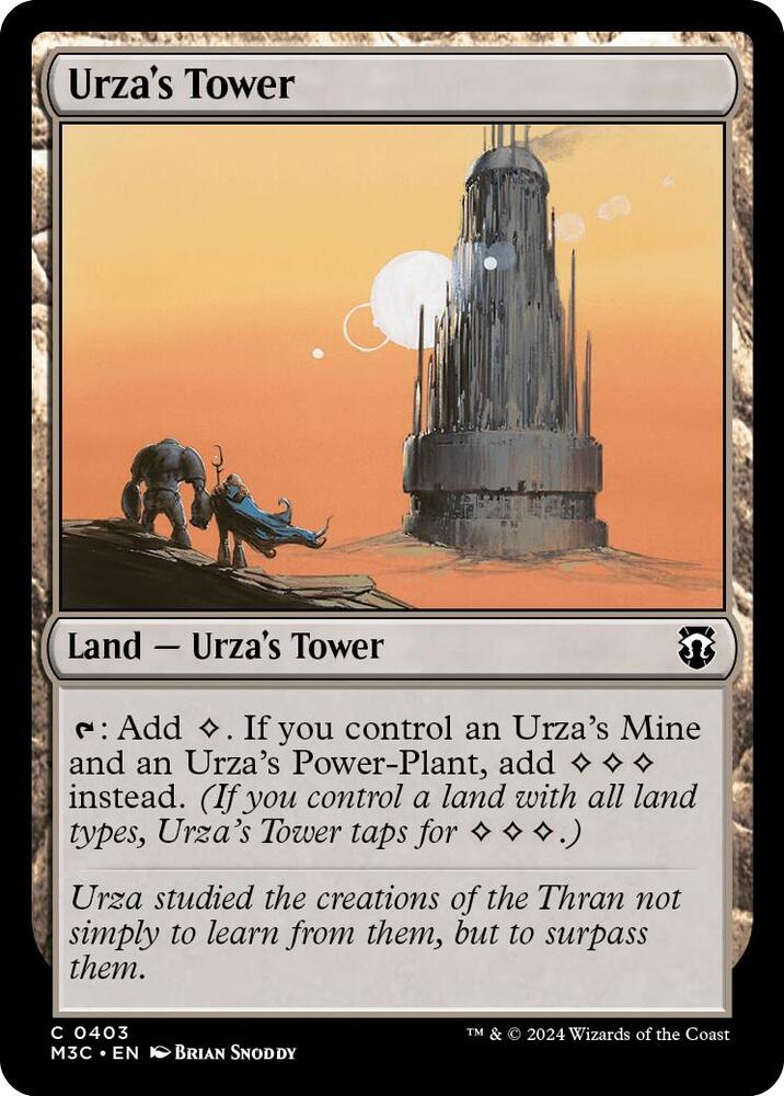 Urza's Tower (Ripple Foil) 403 card from Commander: Modern Horizons 3