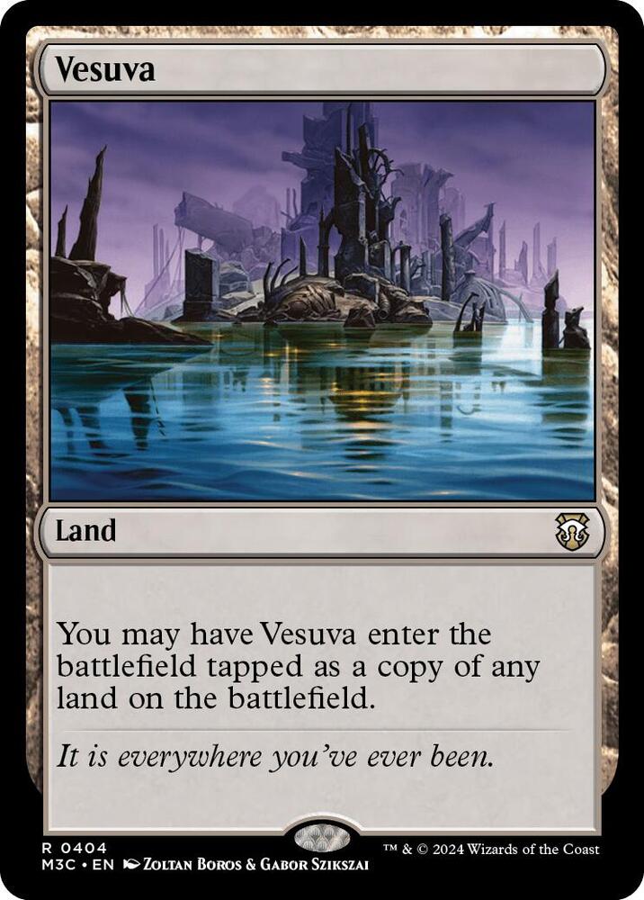 Vesuva (Ripple Foil) 404 card from Commander: Modern Horizons 3
