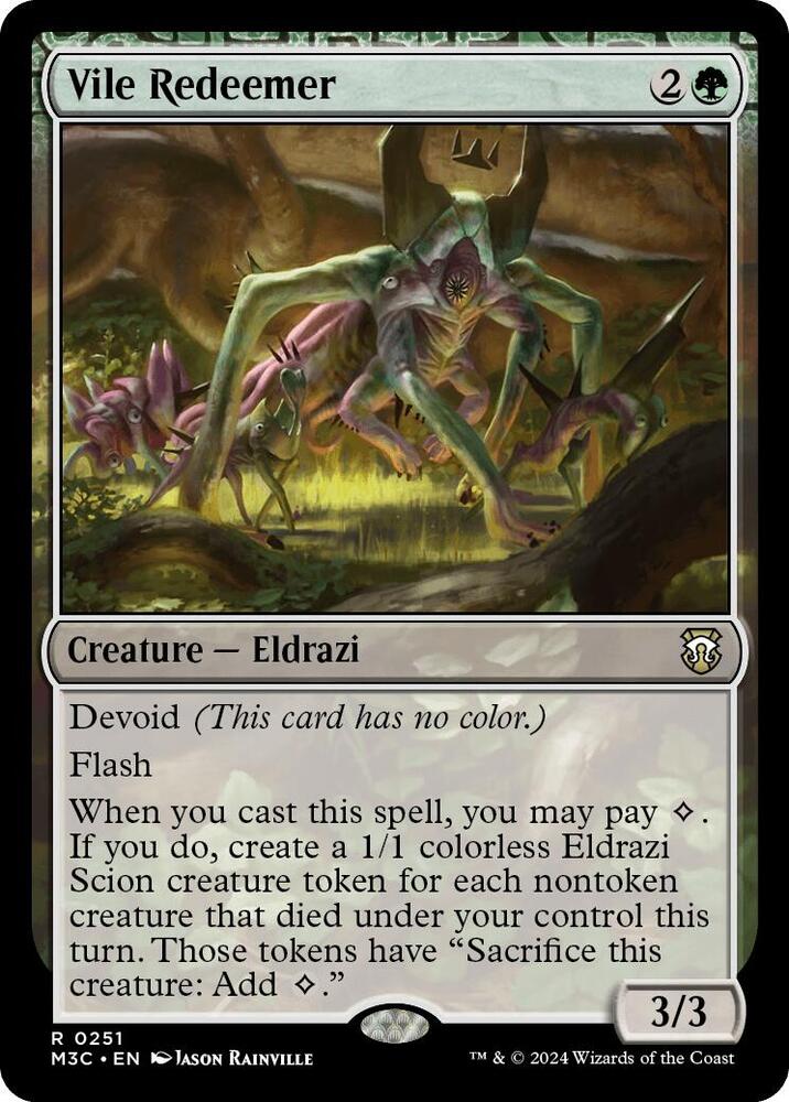 Vile Redeemer (Ripple Foil) 251 card from Commander: Modern Horizons 3