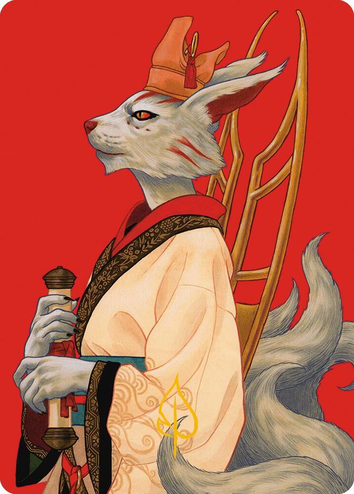 Pearl-Ear, Imperial Advisor Art Card (Gold-Stamped Signature) 45 card from Art Series: Modern Horizons 3