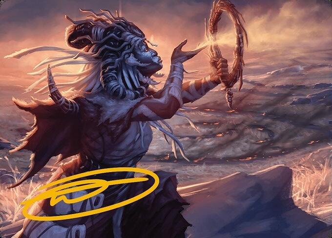 Witch Enchanter Art Card (Gold-Stamped Signature) 16 card from Art Series: Modern Horizons 3