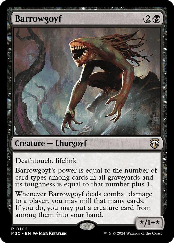 Barrowgoyf 102 card from Commander: Modern Horizons 3